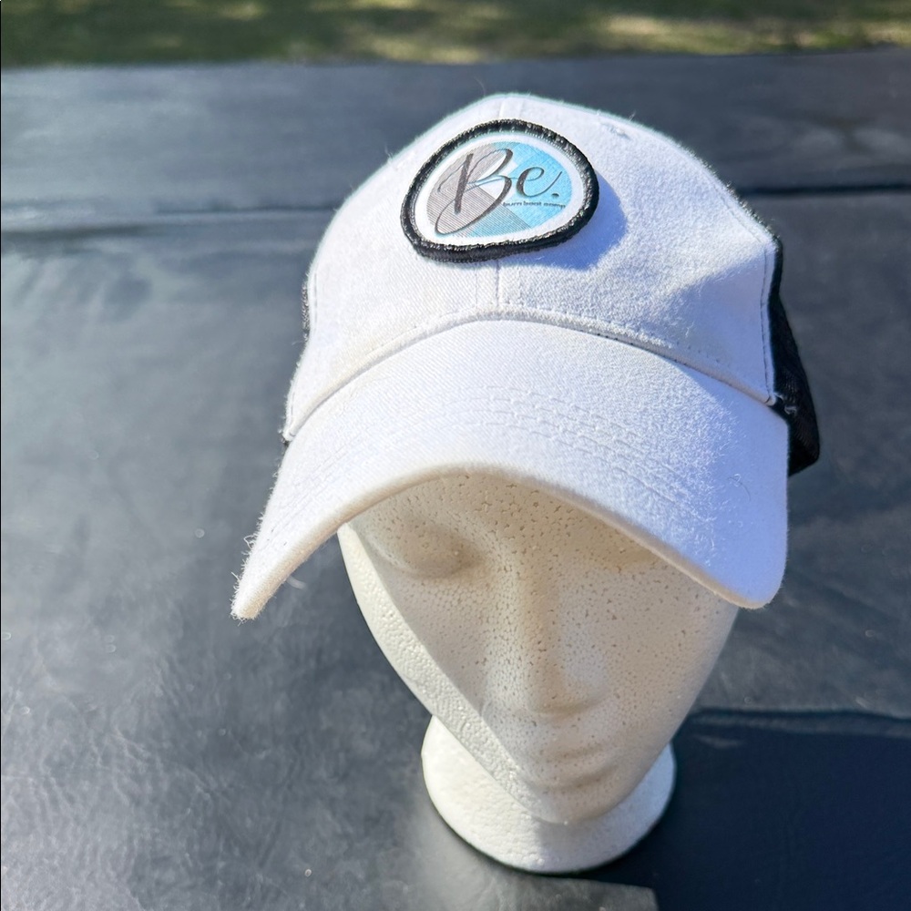 Be. White and Black Women's Cap
